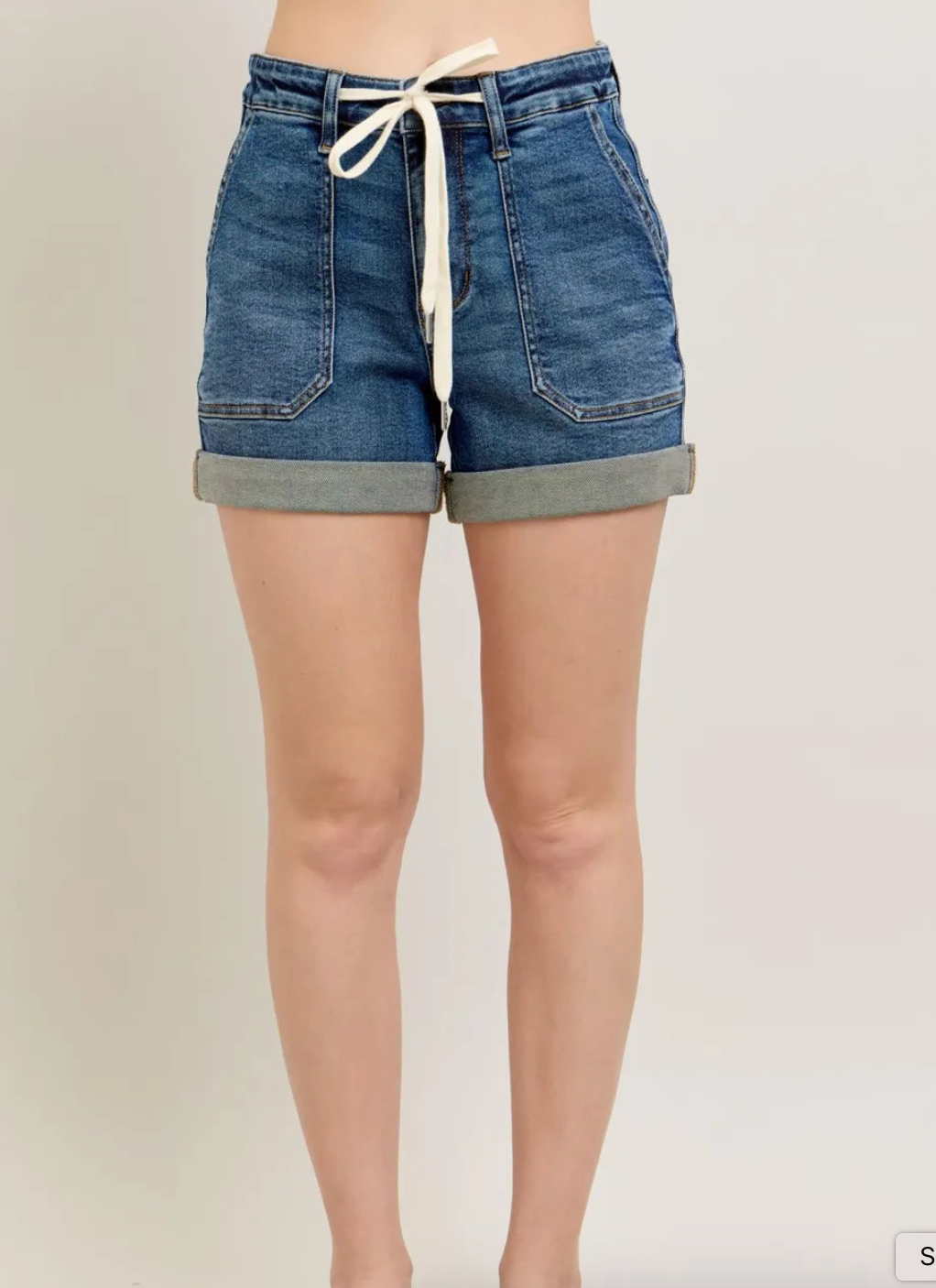 Judy Blue High Waist Cuff Jogger Short