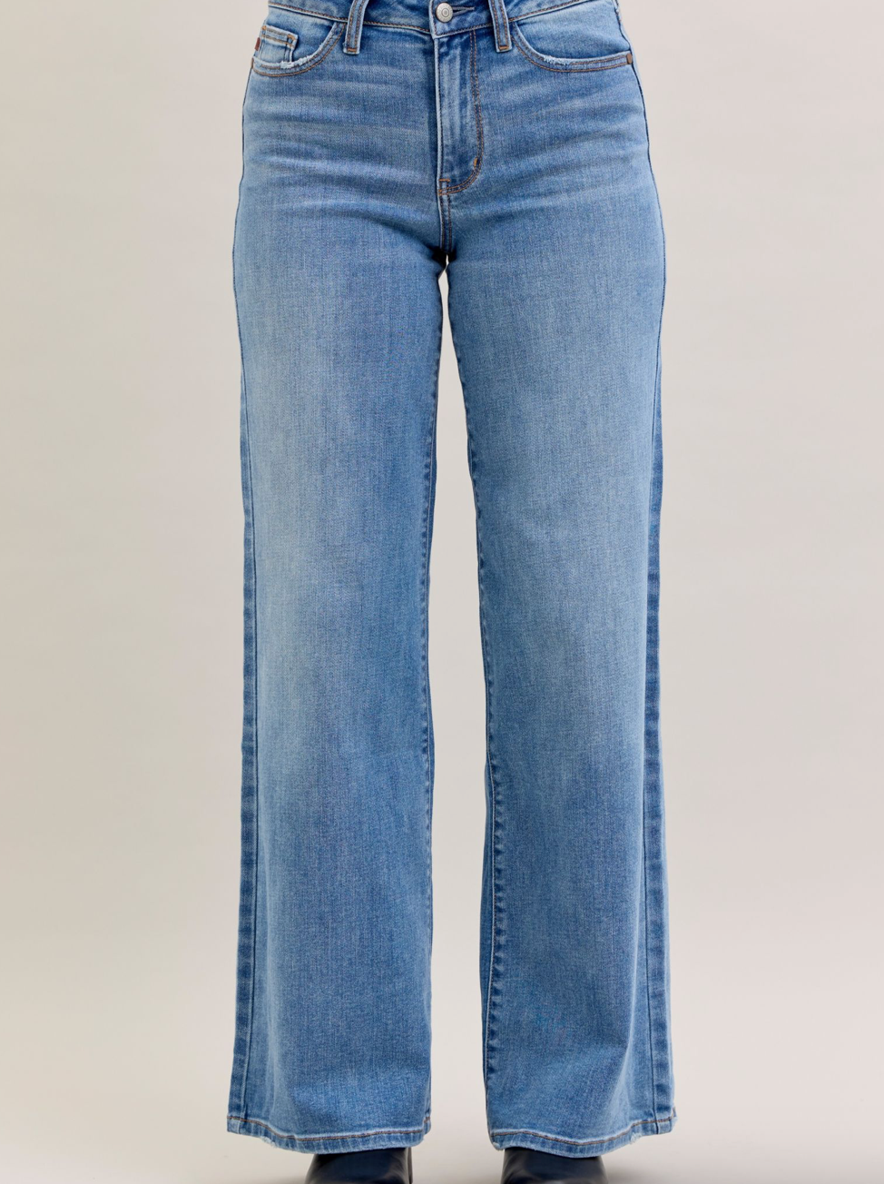 Judy Blue Mid Rise Retro Wide Leg