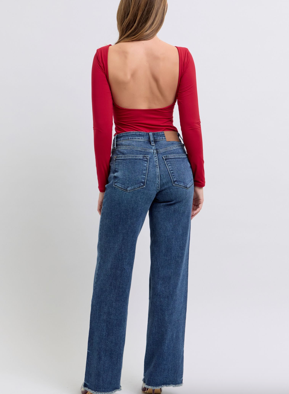 Judy Blue Mid Rise Wide Leg w/Tint