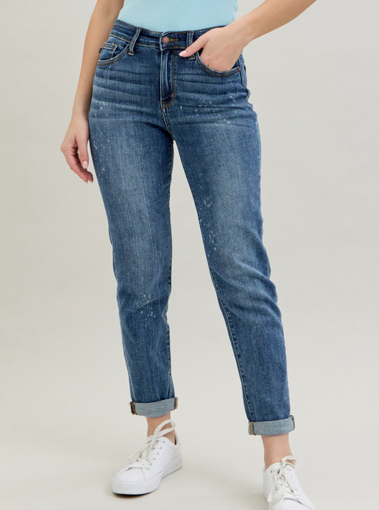 Judy Blue HR Bleach Splash BF