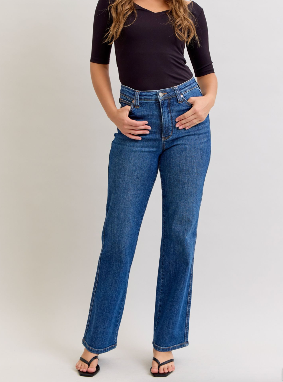 Judy Blue HW Tummy Control Straight