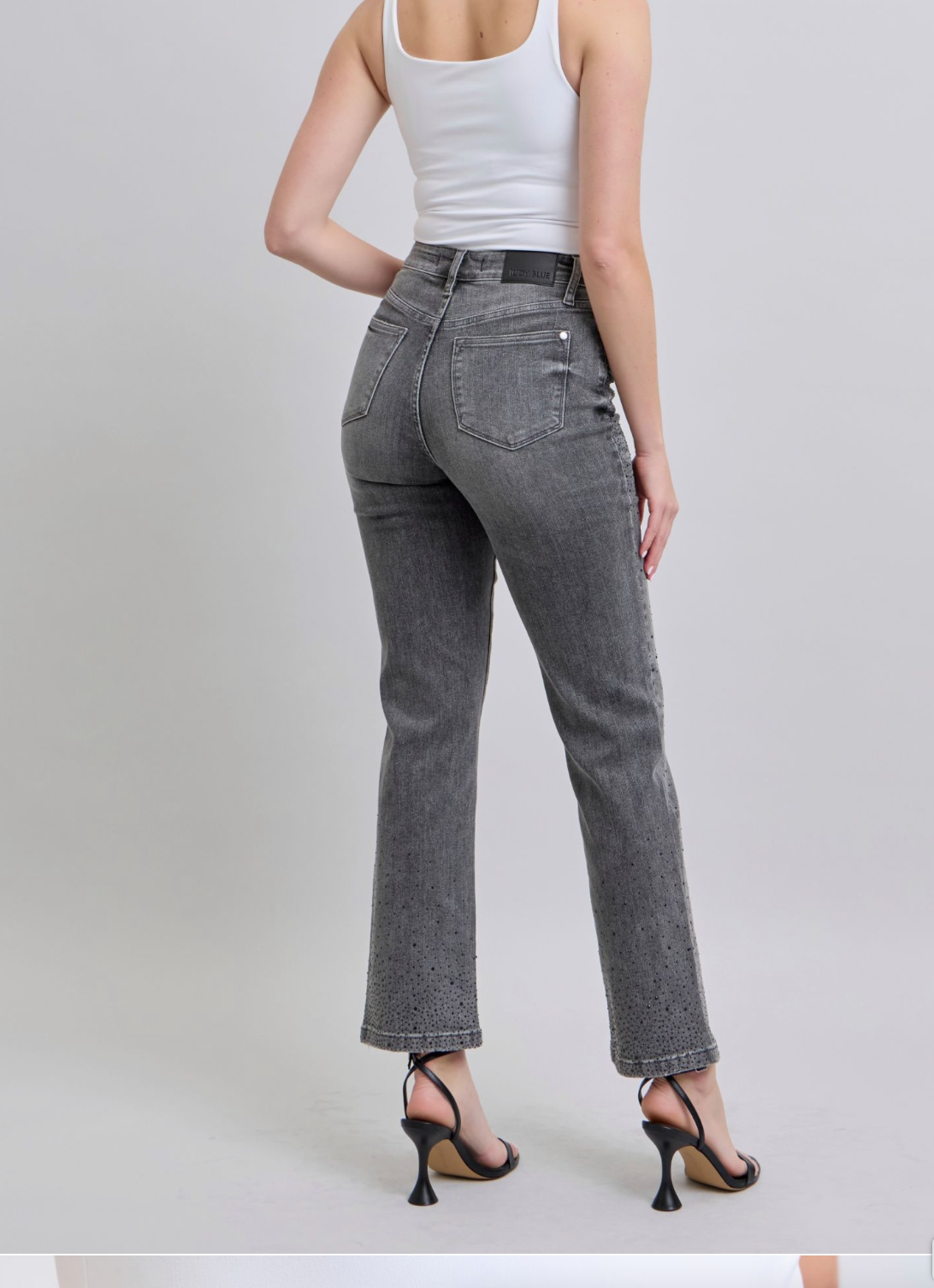 Judy Blue HW Rhinestone Straight