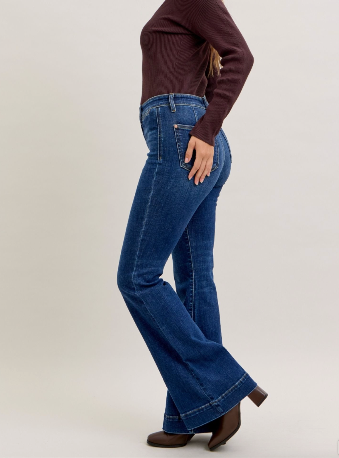 Judy Blue HW Trouser Flare