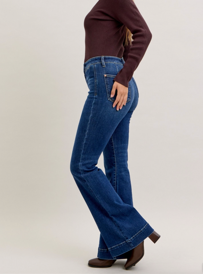 Judy Blue HW Trouser Flare