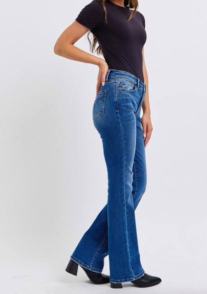 Judy Blue Mid Rise Thermal Bootcut