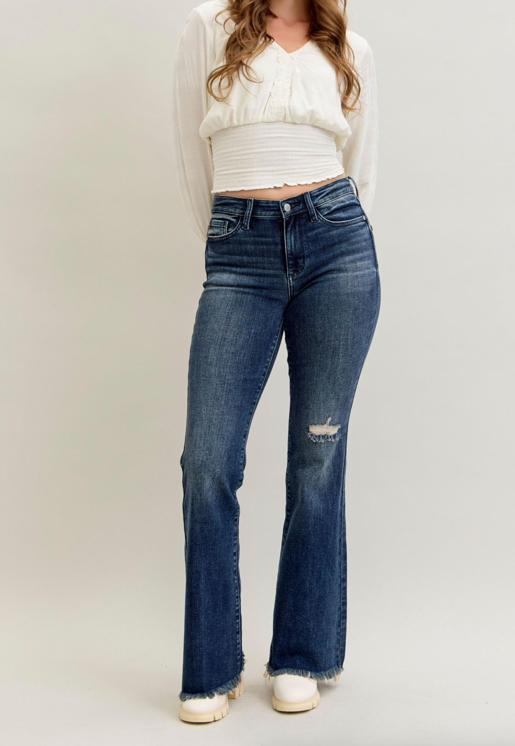 Judy Blue MR Flare Destroy & Fray Hem