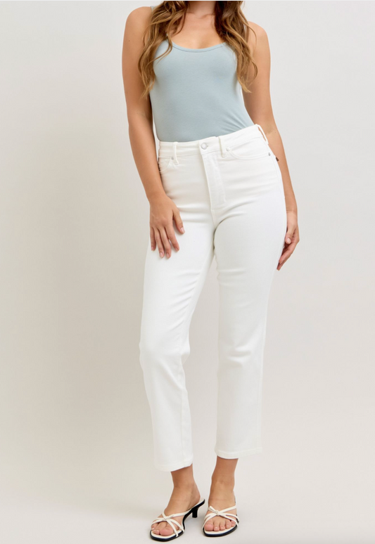 Judy Blue HW Tummy Control Ankle Straight