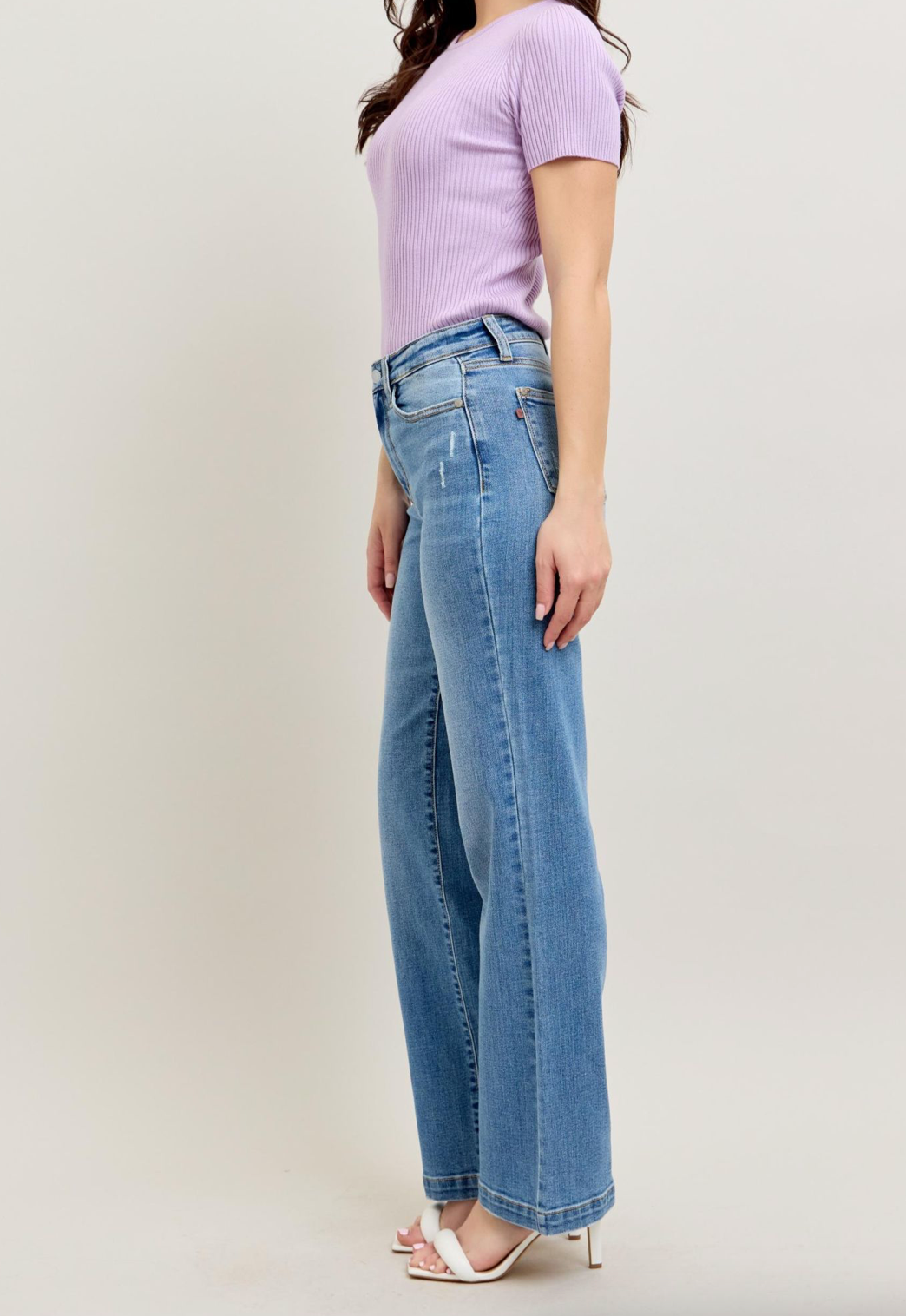 Judy Blue HW Trouser Straight Fit