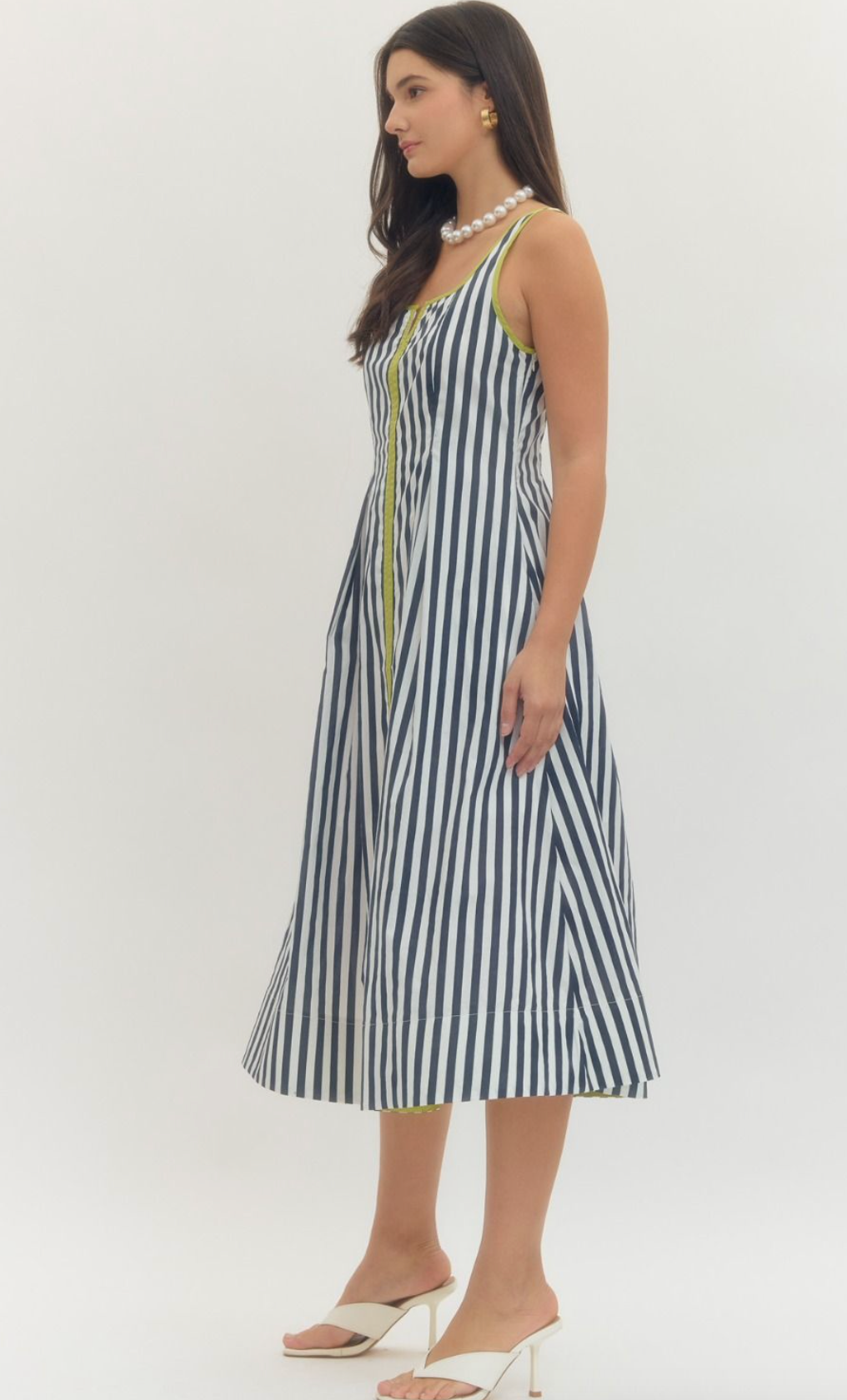 The Amalfi Stripe Midi