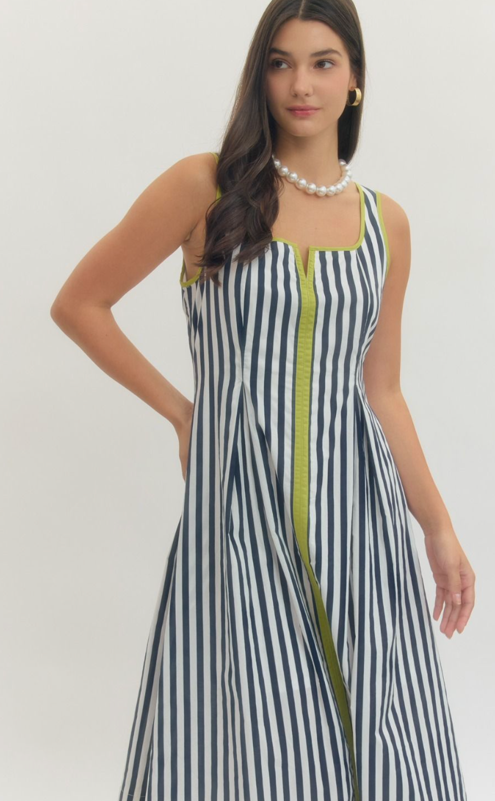 The Amalfi Stripe Midi