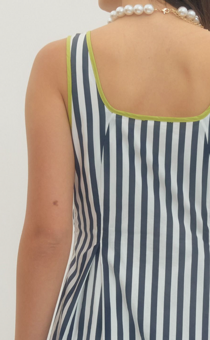 The Amalfi Stripe Midi