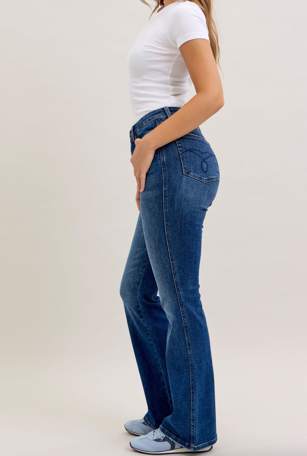 Judy Blue HW Tummy Control Bootcut SHORT