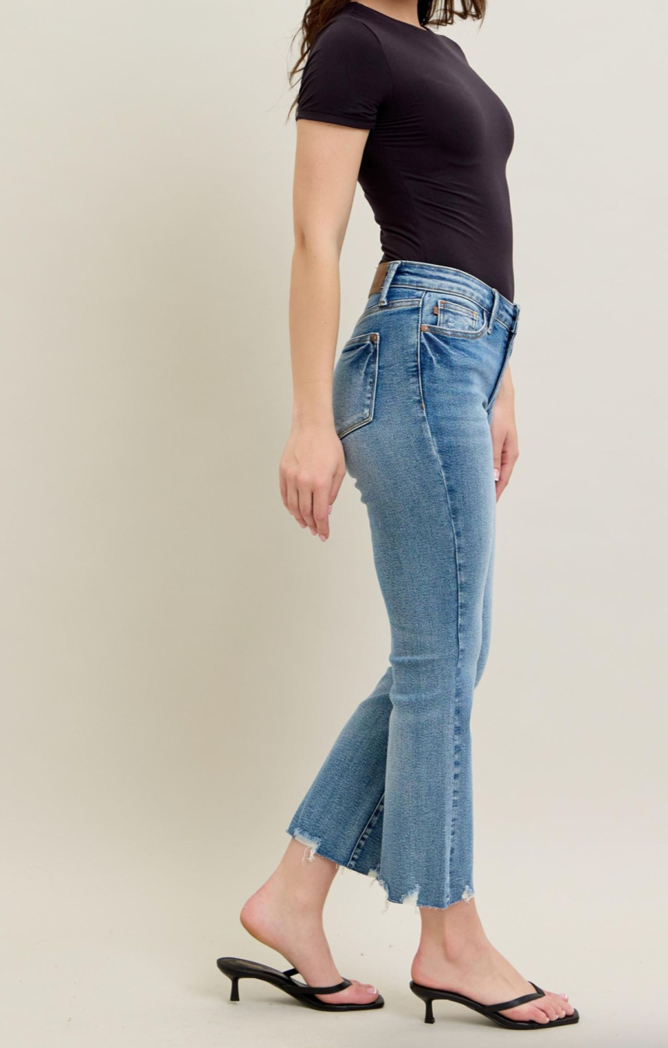 Judy Blue MR Vintage Wash Destroy Hem