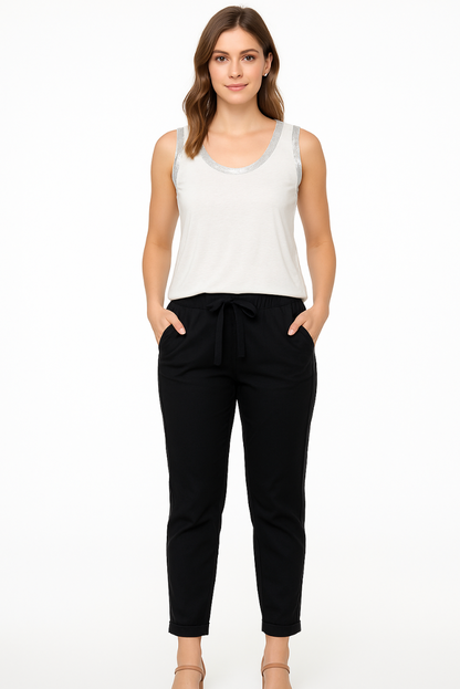 Silver Foiled Tank Top