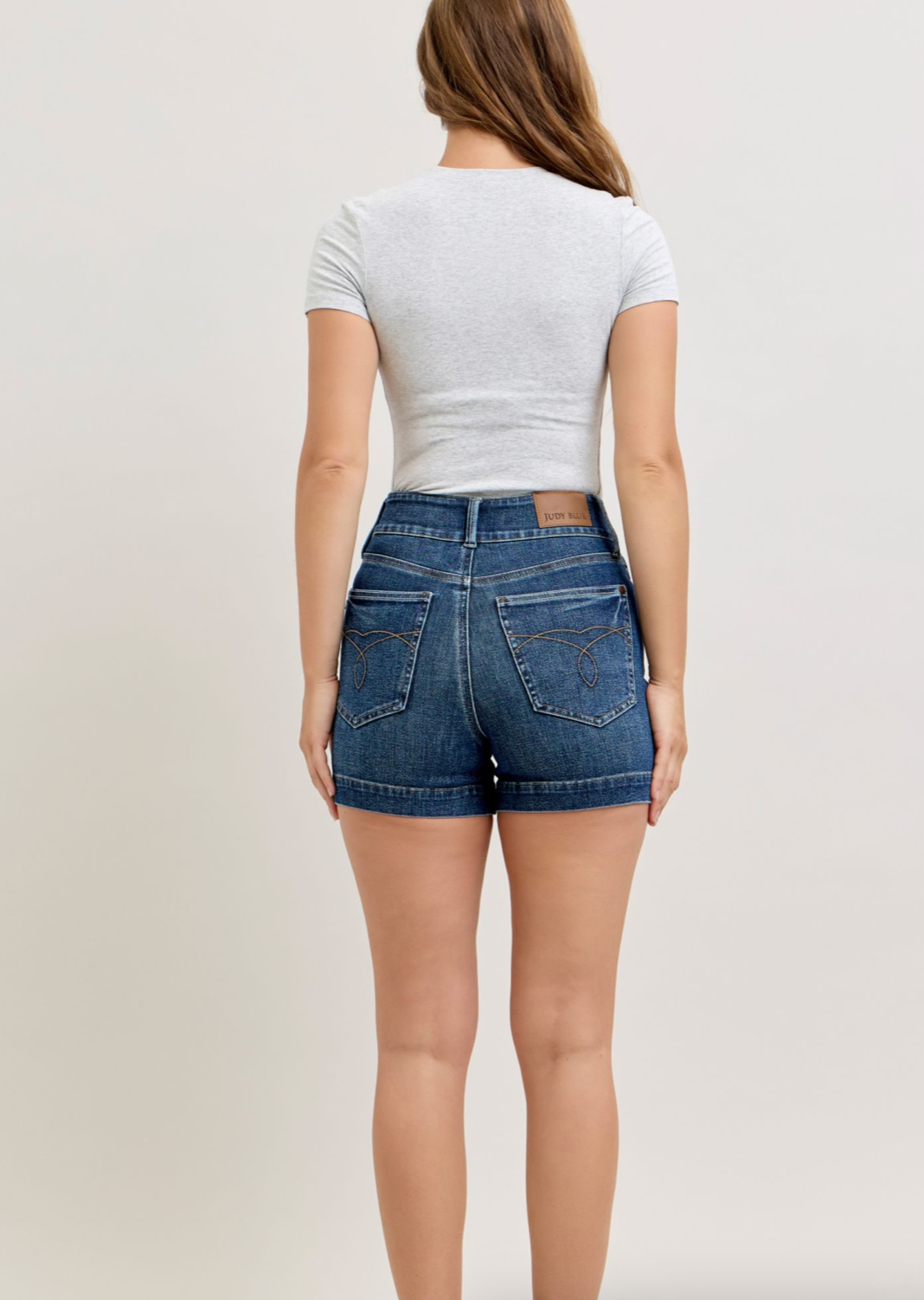 Judy Blue HW Slim Short Tummy Control