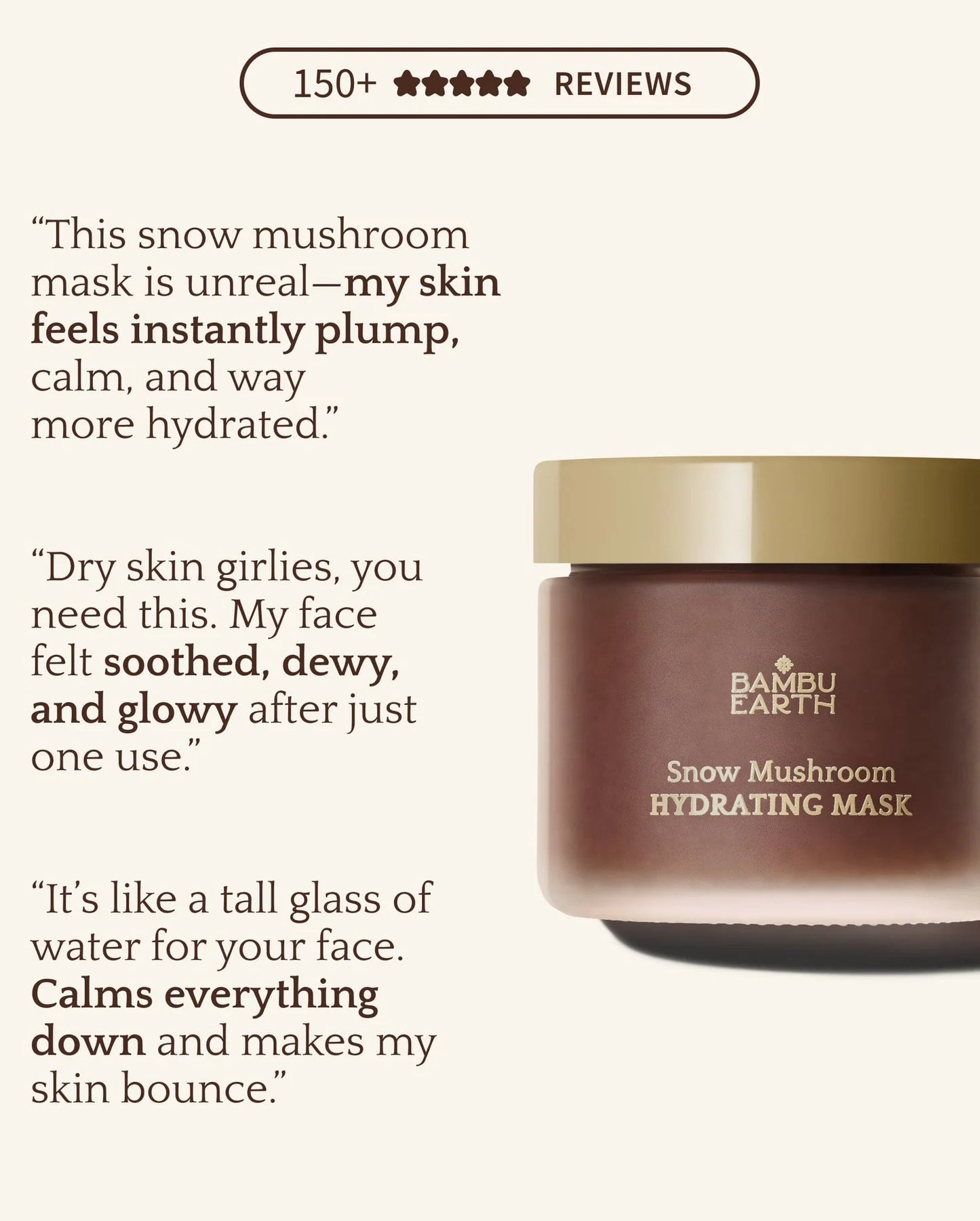 Bambu Earth Snow Mushroom HYDRATING MASK