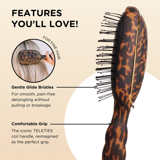 Hair Brush for Fine Hair – Tortoise