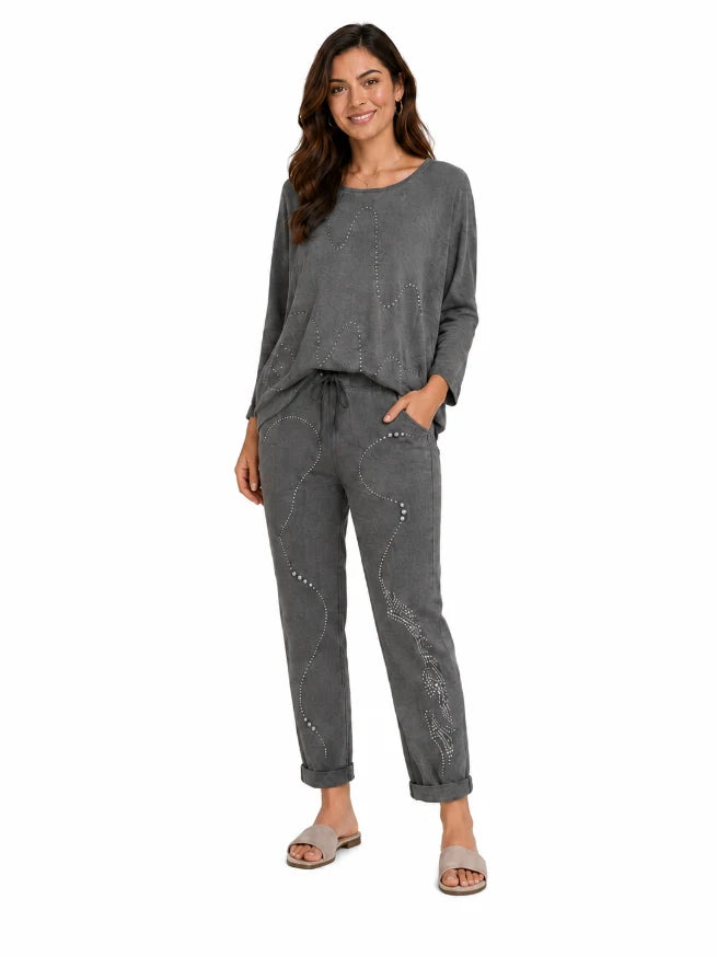 Shimmer Wave Knit Top