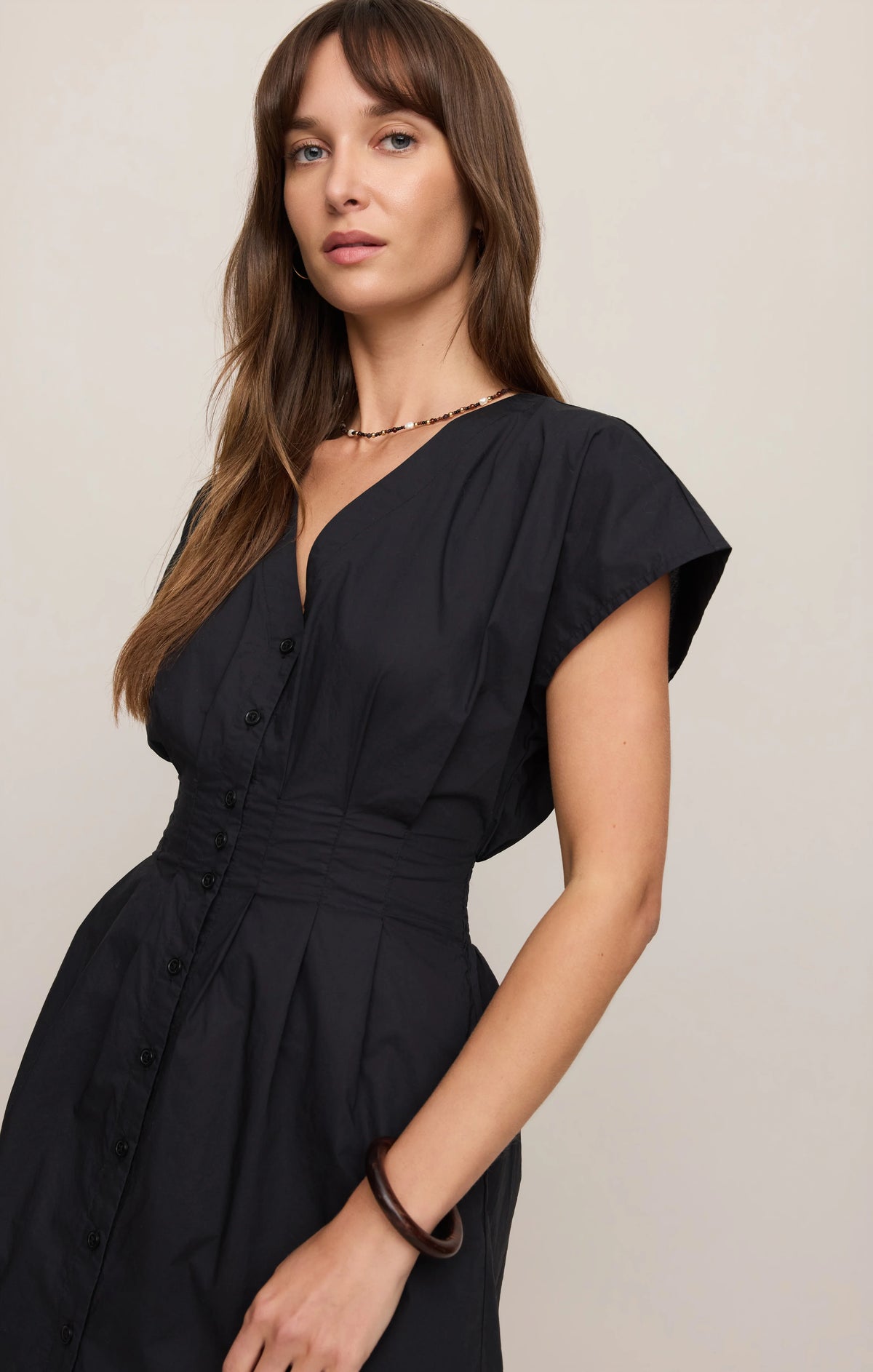 SANNA POPLIN MINI DRESS