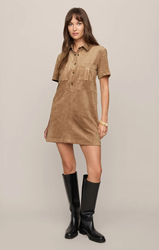 LEONE SUEDE MINI DRESS