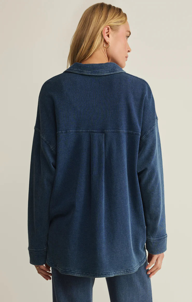 ALL DAY KNIT DENIM JACKET