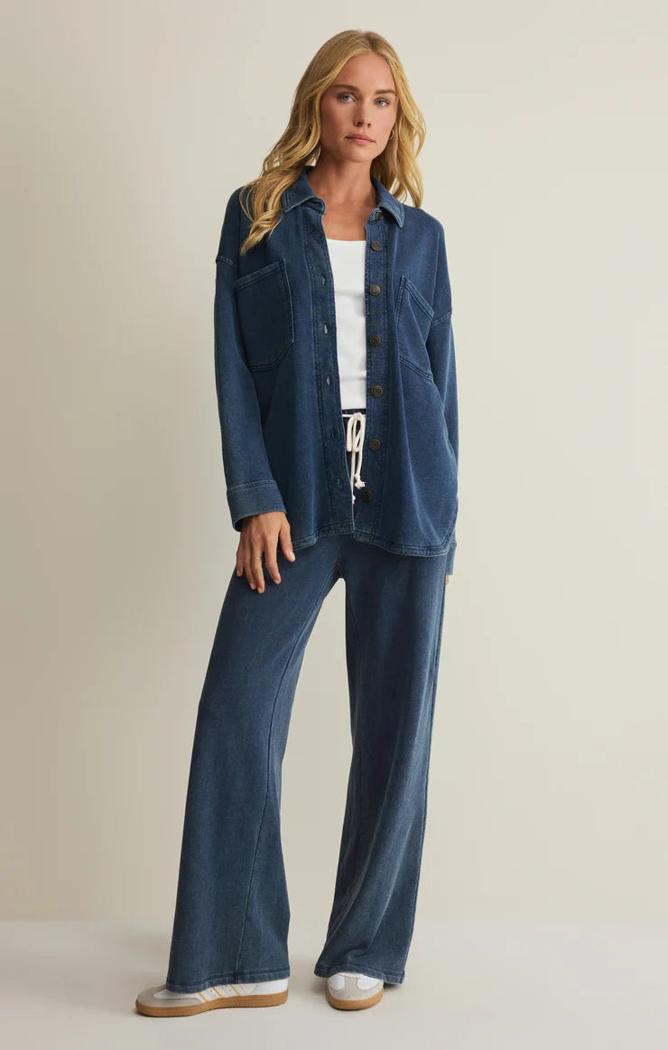ALL DAY KNIT DENIM JACKET