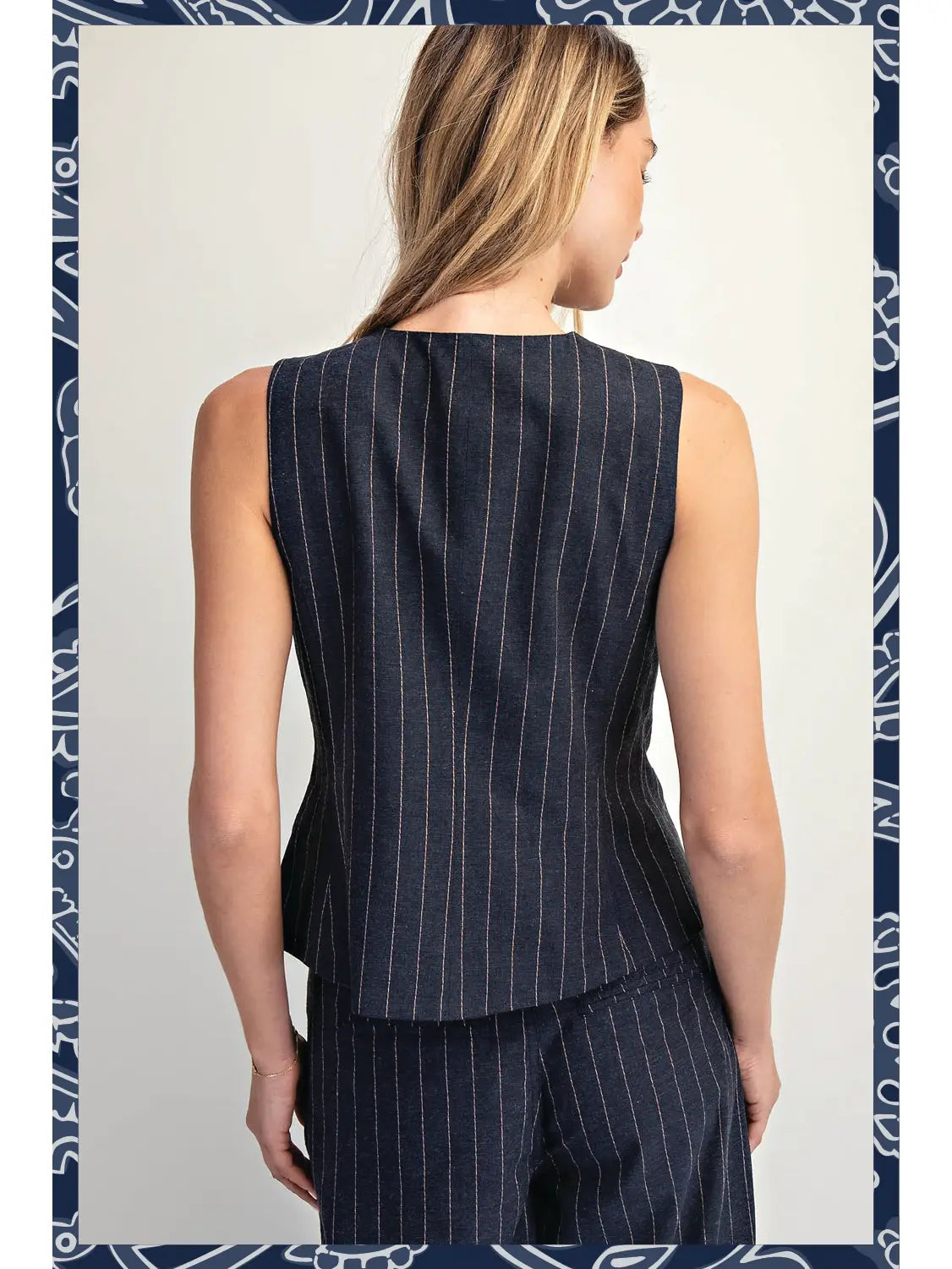 Pinstripe Waistcoat / Vest