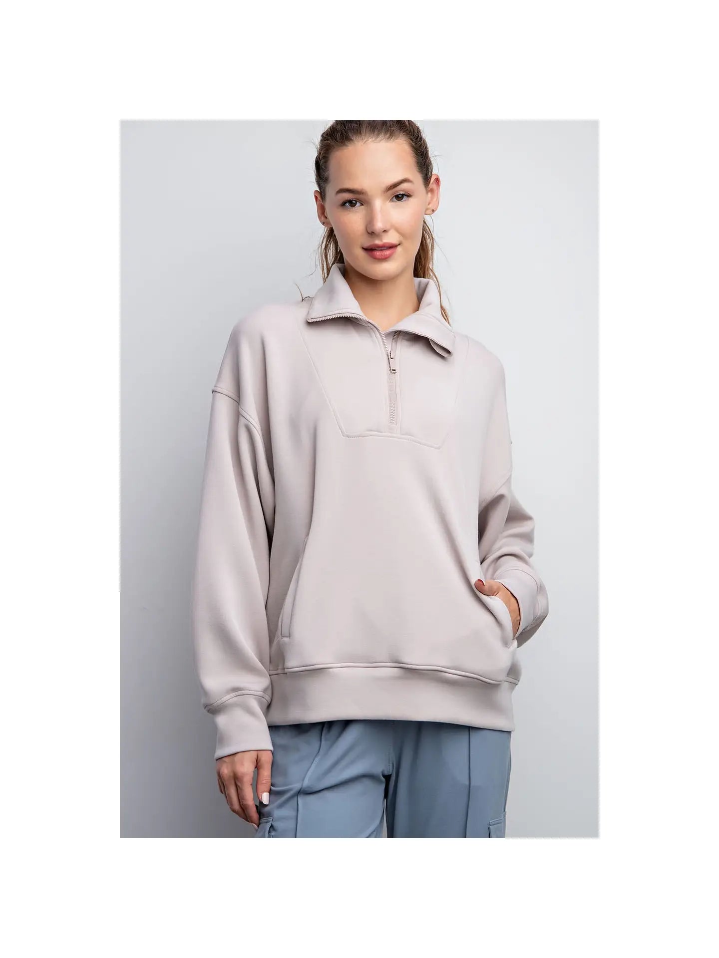 Modal Scuba Quarter Zip Pullover