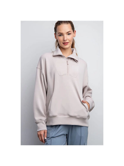 Modal Scuba Quarter Zip Pullover