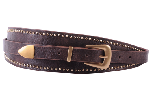 Studded Avant Garde Western Belt