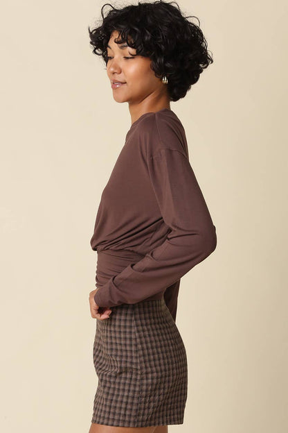 Helen Draped Waist Top