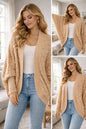 Textured Knit Cocoon Cardigan