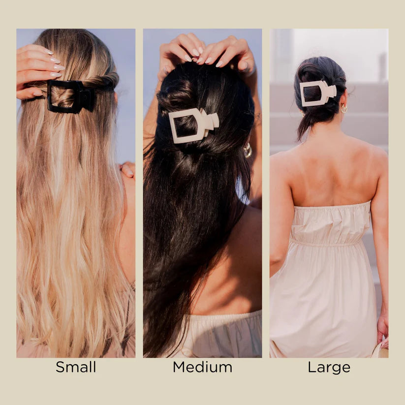 Teleties Square Flat Small Clip