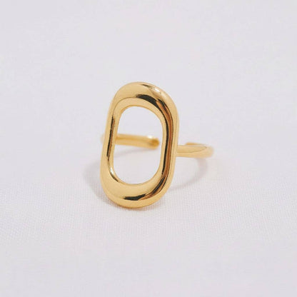 Trendy Geometric Ring with Chic Design