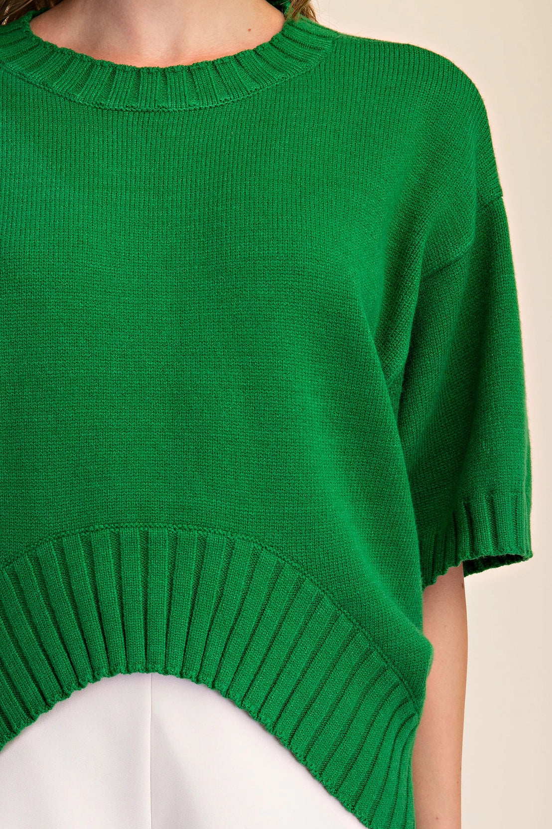 Asymmetric Hem Sweater