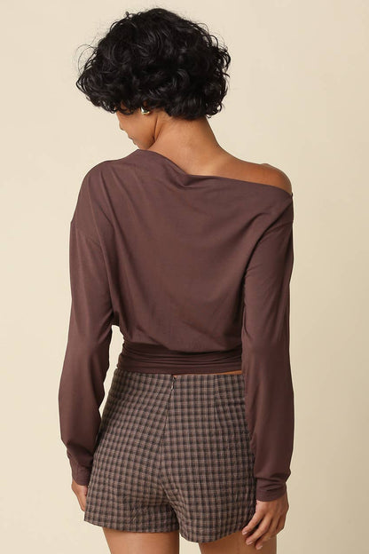 Helen Draped Waist Top