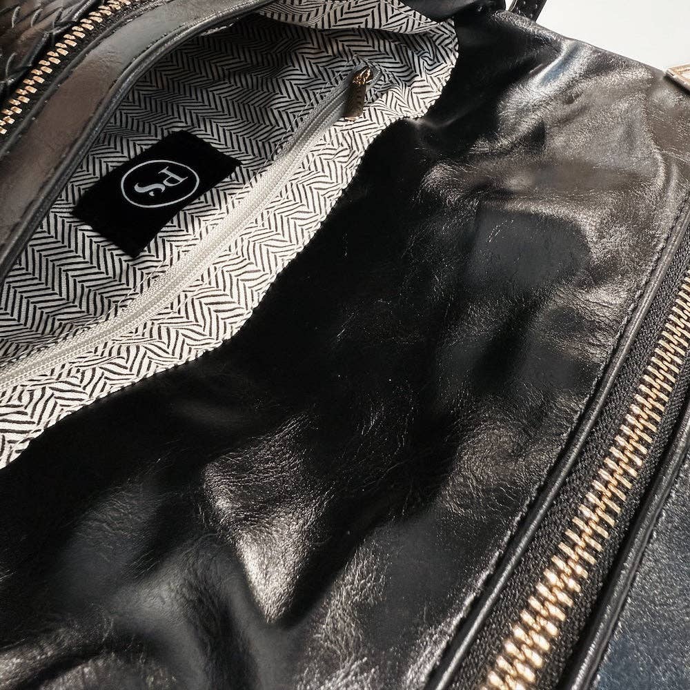 Wrenlee Woven Flap Crossbody