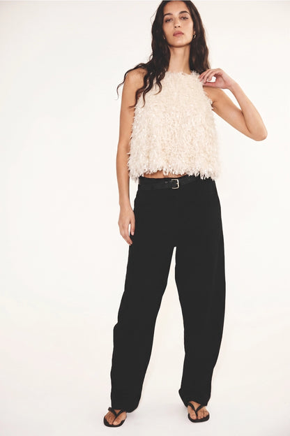 Feather Fringe Balloon Top