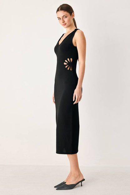 sweater knit midi dress
