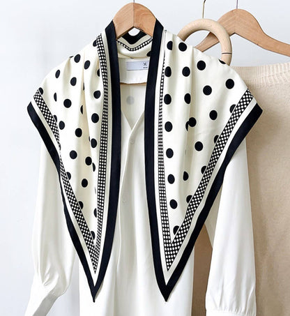 Printed Triangle Scarf – Bandana Style Wrap / Shawl