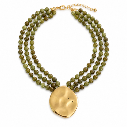 Gorgeous Draping Statement Beaded Necklace