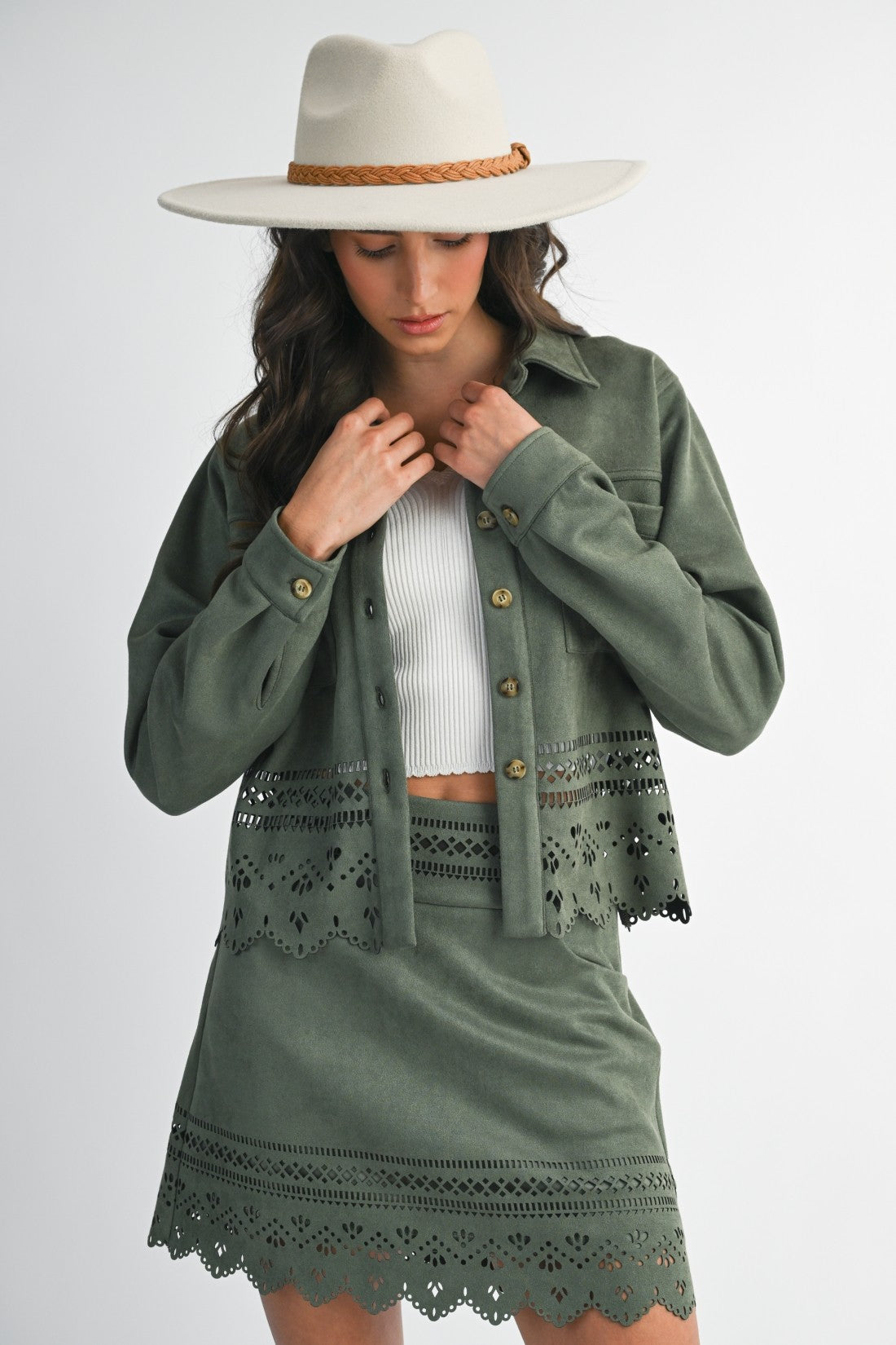 Lasercut Detailing Jacket