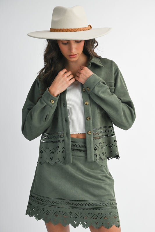 Lasercut Detailing Jacket