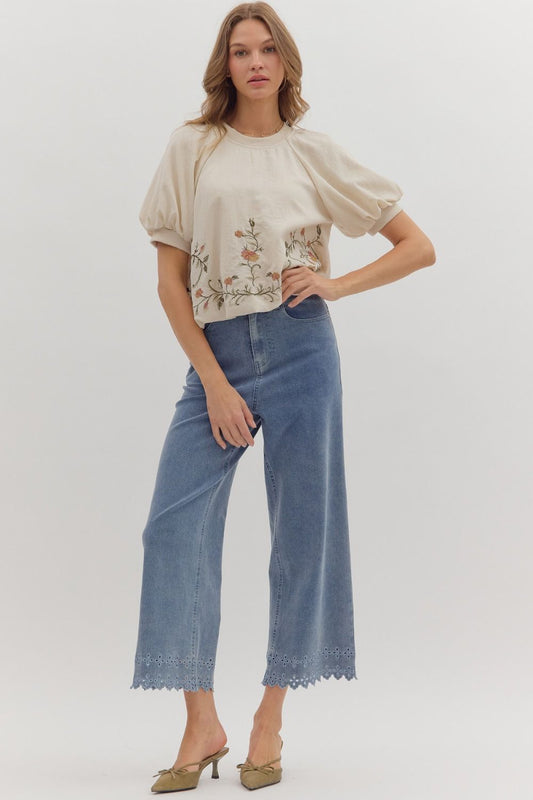 Starlit Flora Top