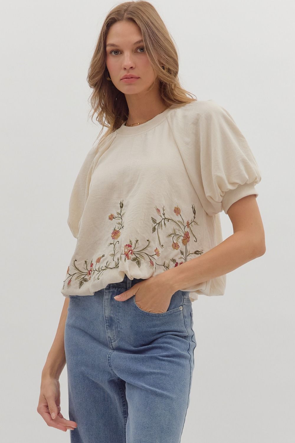 Starlit Flora Top