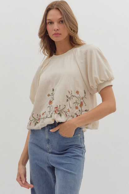 Starlit Flora Top