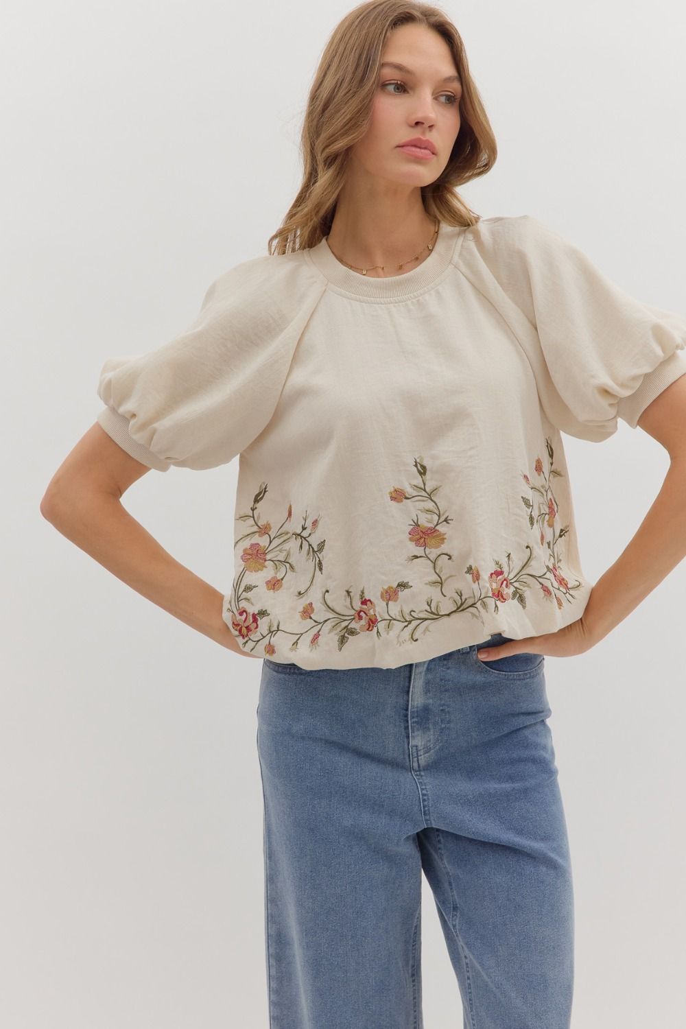 Starlit Flora Top