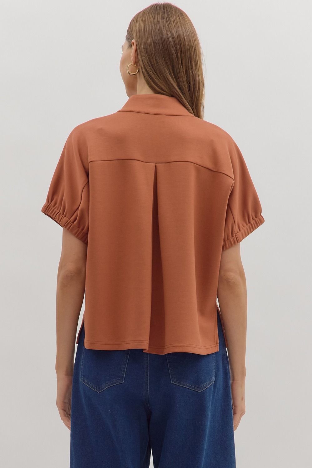 Terracotta Breeze Blouse