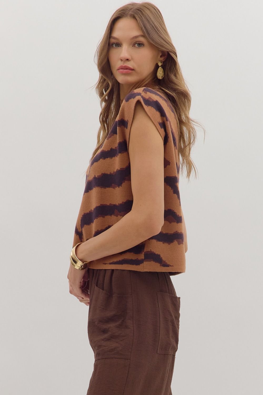 Wild Child Mock Neck Top