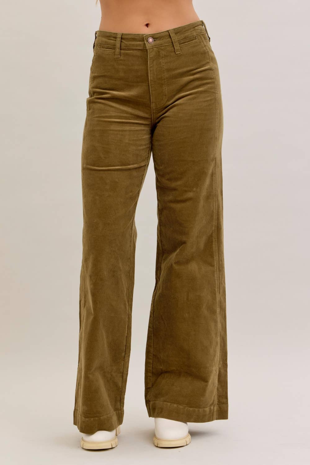Judy Blue HW Wide Corduroy